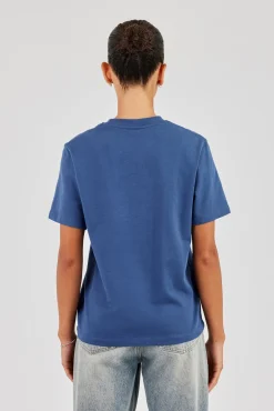 Amalfi Print Regular T-Shirt - Navy Blue