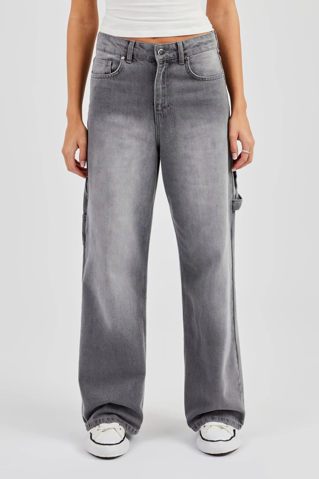 Baggy Carpenter Jean - Washed Grey