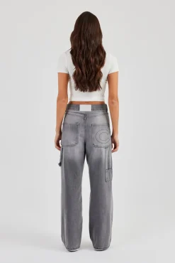Baggy Carpenter Jean - Washed Grey