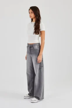Baggy Carpenter Jean - Washed Grey