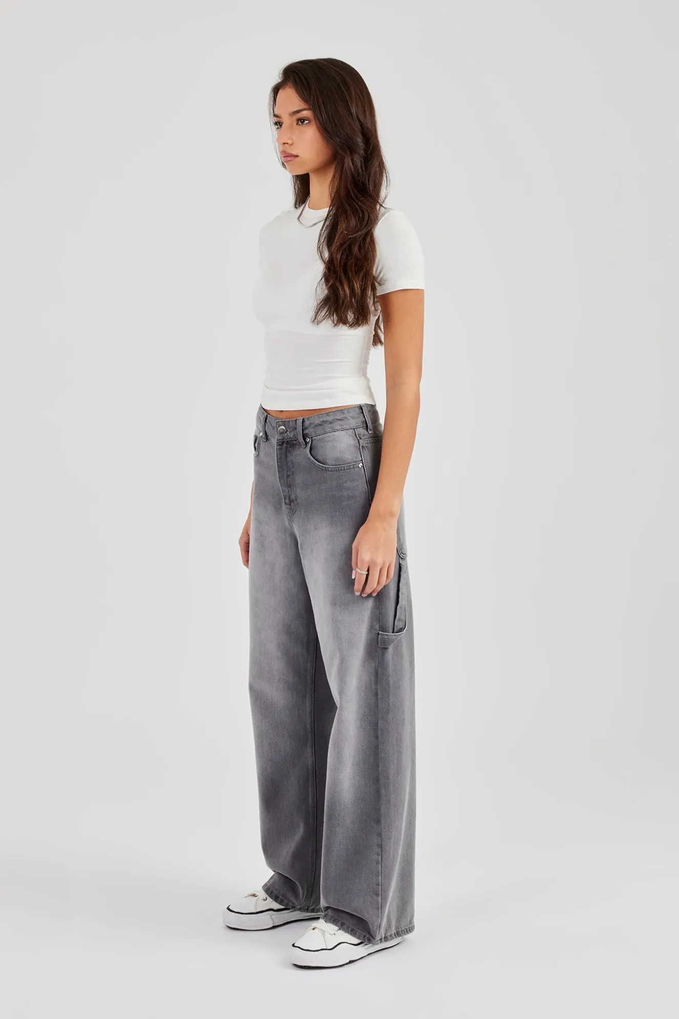 Baggy Carpenter Jean - Washed Grey