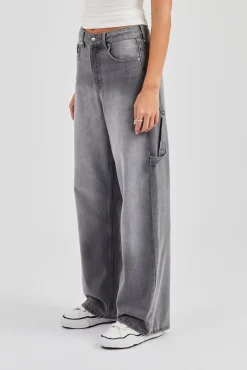 Baggy Carpenter Jean - Washed Grey