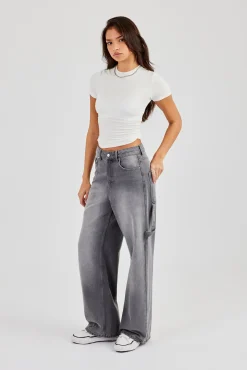 Baggy Carpenter Jean - Washed Grey