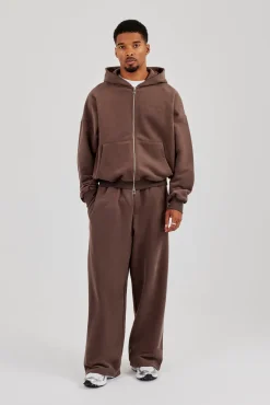 Baggy Fit Jogger - Coffee