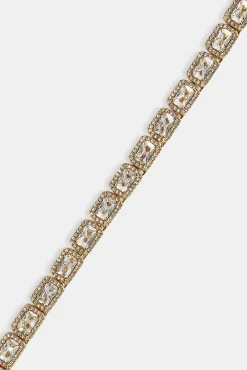 Baguette Cluster Chain - 5mm - Gold