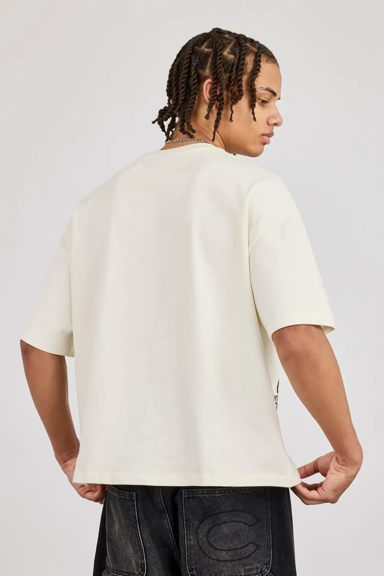 Boxy Sao Paulo Graphic T-Shirt - Off White
