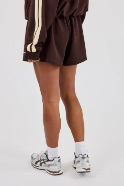 Butter Yellow Taping Short - Chocolate