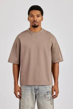Cernucci Boxy T-Shirt - Taupe