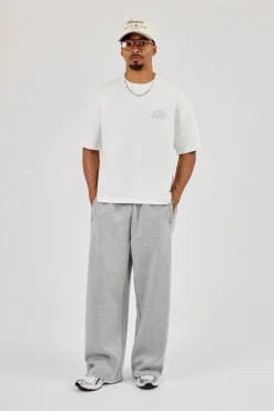 Cernucci Chain Stitch Boxy T-Shirt - Off White