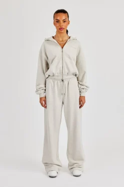 Cernucci Cropped Zip Through Tracksuit - Ash Grey