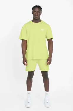 Cernucci Embroidered Shorts - Lime