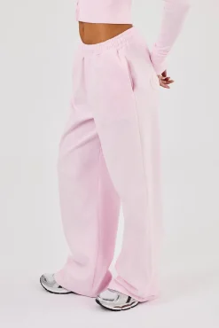 Cernucci Gothic Applique Wide Leg Jogger - Pink
