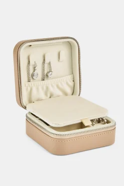 Cernucci Jewellery Travel Case - Beige