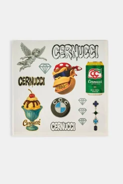 Cernucci Mens Sticker Sheet - White