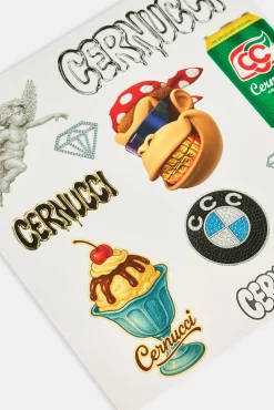 Cernucci Mens Sticker Sheet - White