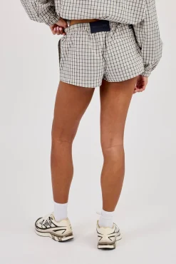 Check Button Short - Off White