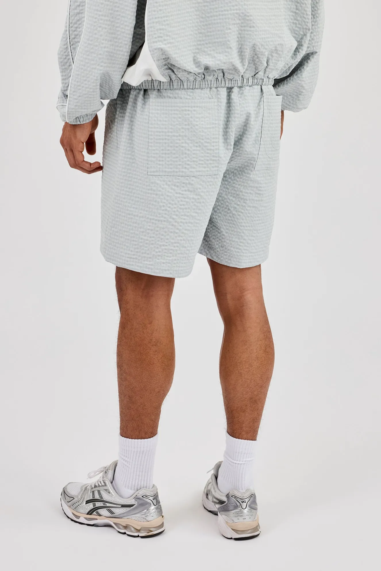 Check Relaxed Short - Green