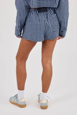 Check Short - Navy
