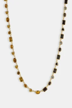 Chocolate Heart Multi Gemstone Chain - 6mm