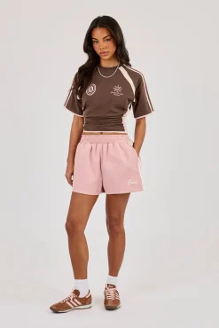 Cinched Ruched Waist Top - Chocolate