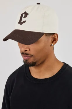 C' Logo Cap - Brown
