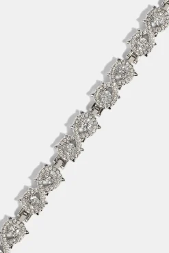Cluster Infinity Bracelet - 6mm - White