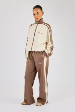 Contrast Detail Track Top & Pant