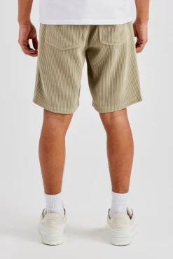 Cord Relaxed Short - Khaki