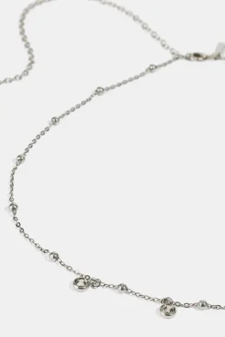 CZ Droplet Body Chain - 10mm - White