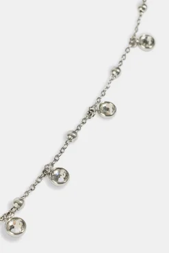 CZ Droplet Body Chain - 10mm - White