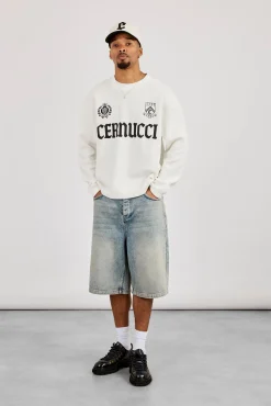 Denim Baggy Jort - Antique Wash
