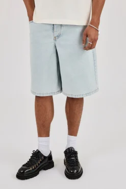 Denim Bermuda Jorts - Bleach Wash