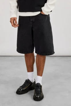 Denim Bermuda Jorts - Washed Black