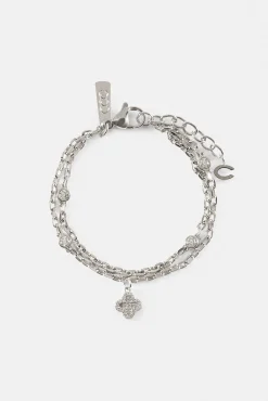 Double Layer Iced & Motif Rolo Bracelet - 10mm
