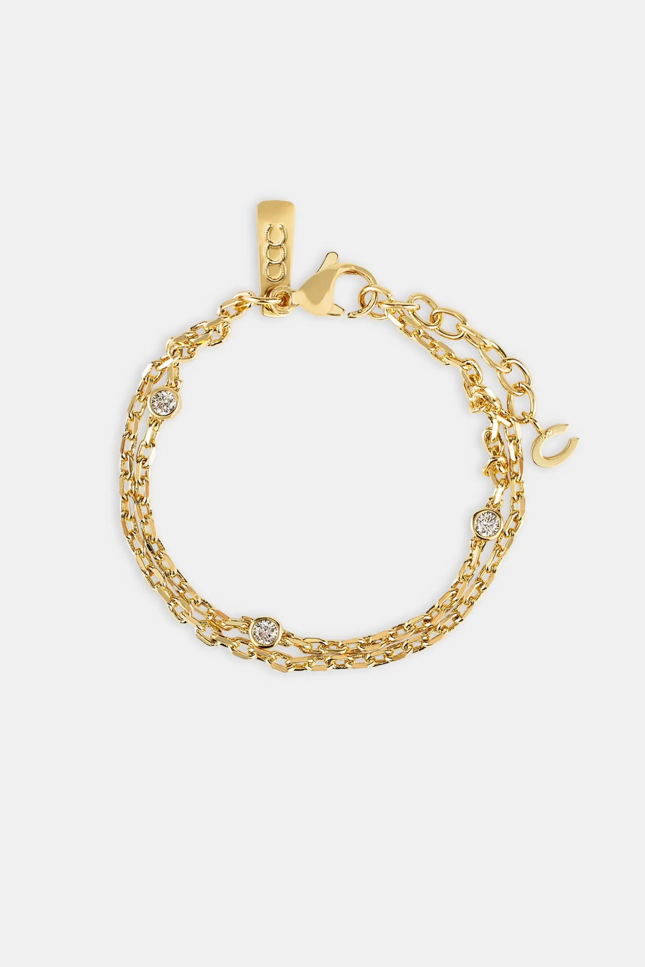 Double Layer Ice Rolo Bracelet - 5mm
