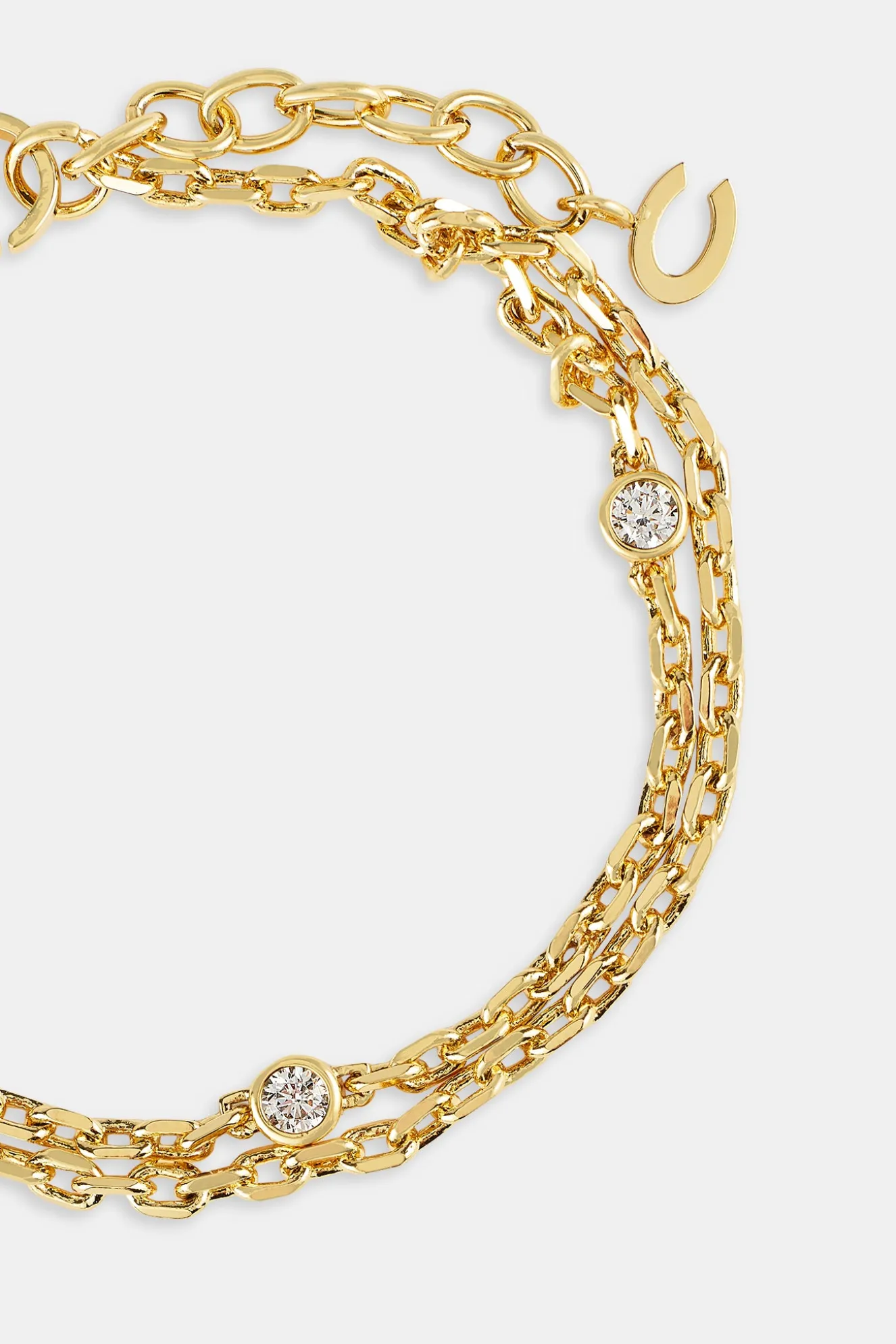 Double Layer Ice Rolo Bracelet - 5mm