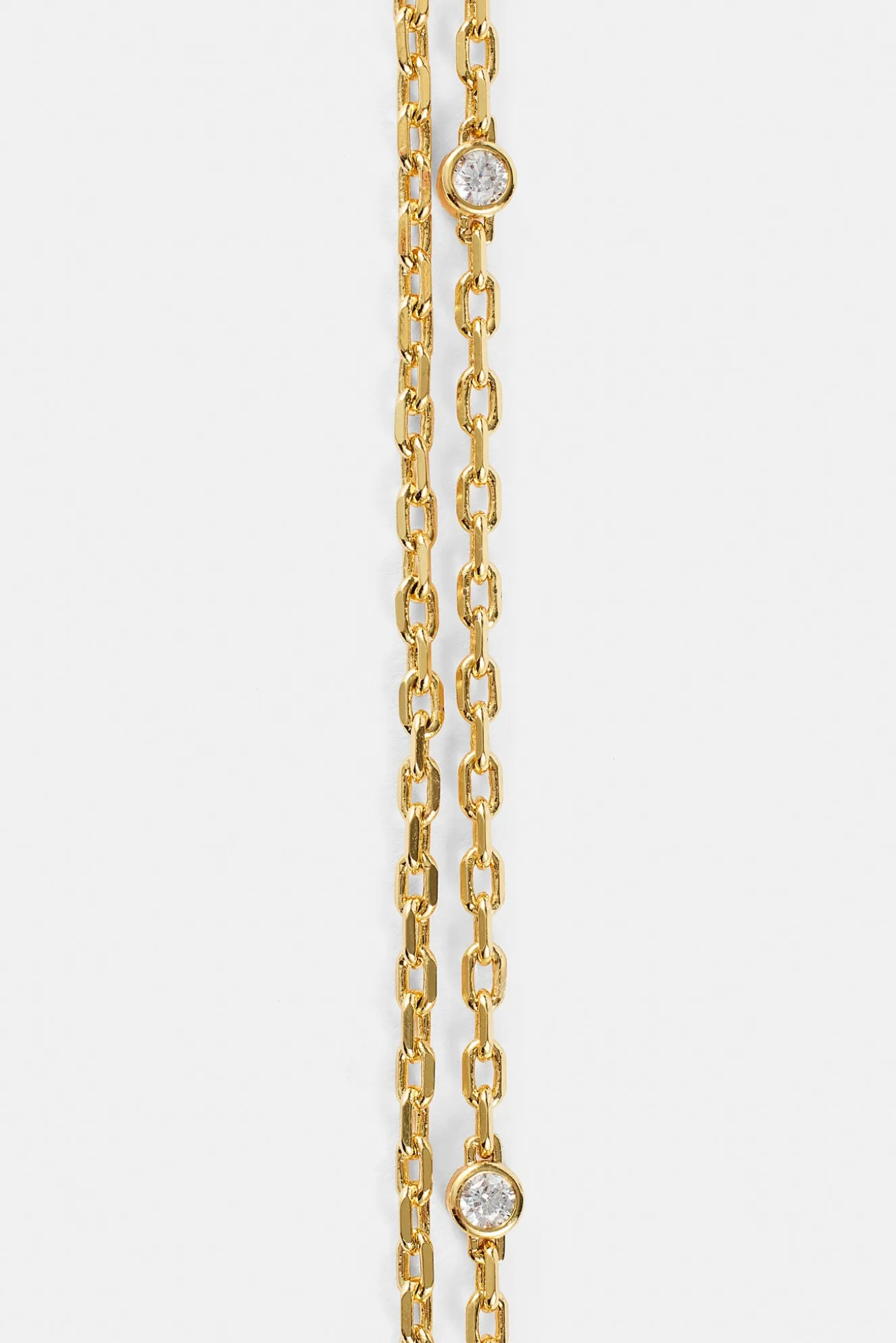 Double Layer Ice Rolo Necklace - 5mm