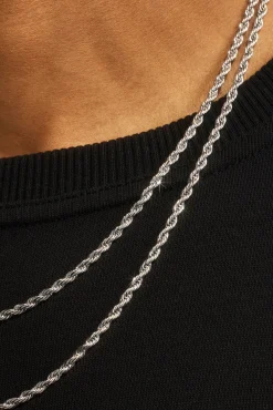 Double Rope Bracelet & Chain - 6mm - White