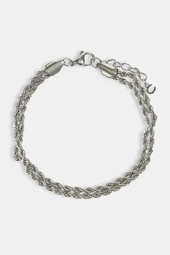Double Rope Bracelet - 6mm - White