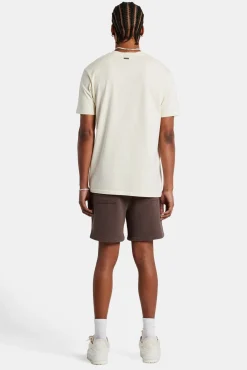 Embellished C Relaxed Shorts - Chocolate