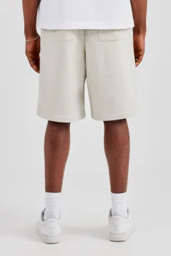 Embroidered C Jort - Ash Grey
