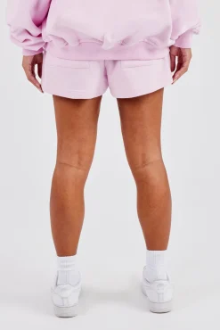 Embroidered C Short - Pink