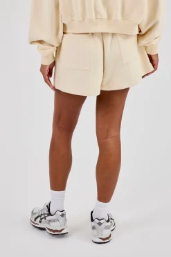 Embroidered Short - Butter Yellow