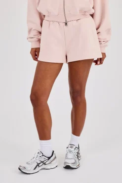 Embroidered Short - Dusty Pink