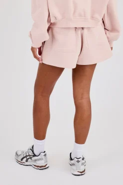 Embroidered Short - Dusty Pink