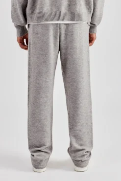 Fluffy Intarsia C Jogger - Grey
