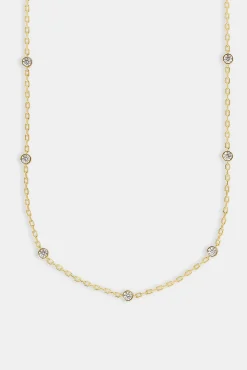 Gemstone Rolo Chain - 5mm - Gold