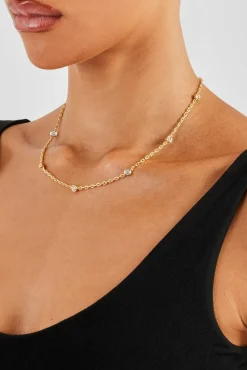 Gemstone Rolo Chain - 5mm - Gold