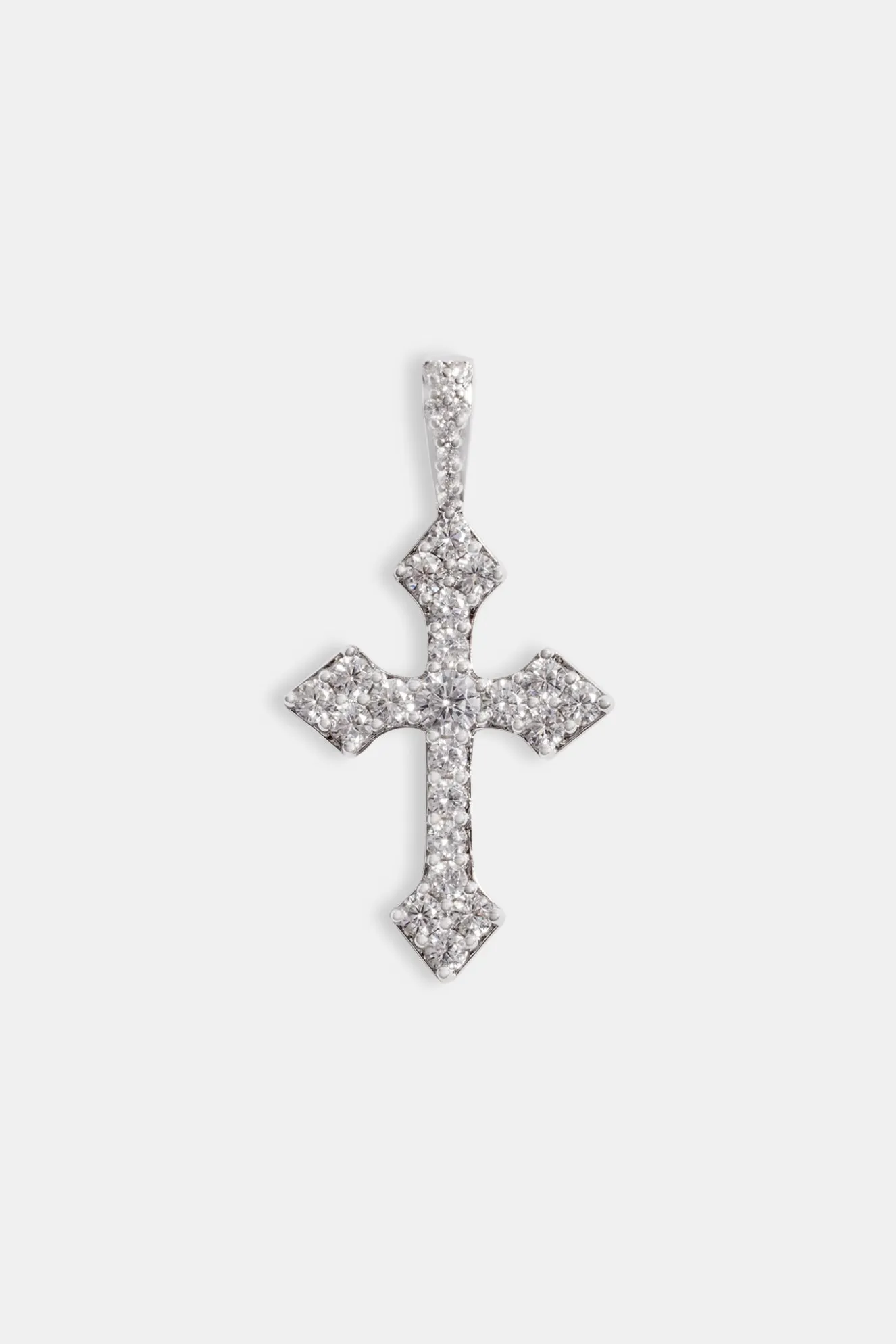 Iced Celtic Cross Pendant - 35mm