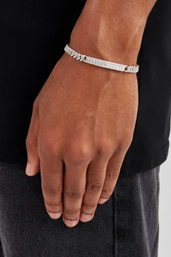 Iced Centre Cuban Bracelet - 6mm